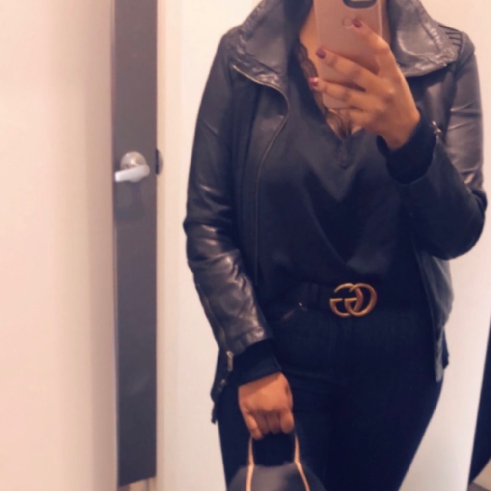 Leather jacket
